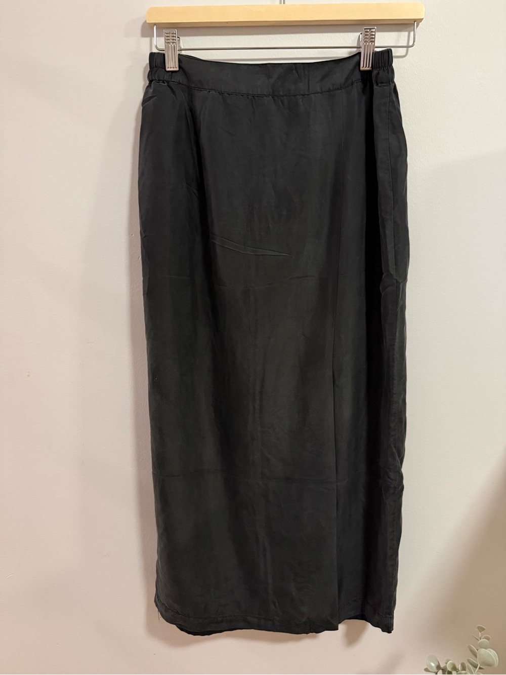 Vintage Silk Maxi Skirt